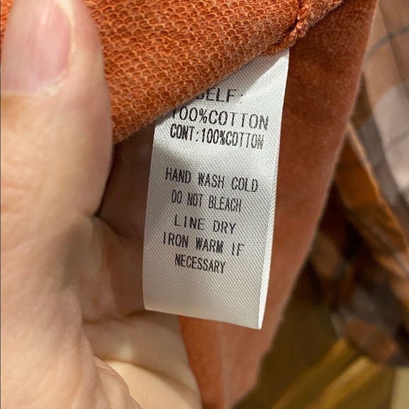 NWT Mittoshop Terracotta Button-Up Shacket size small - Picture 4 of 6